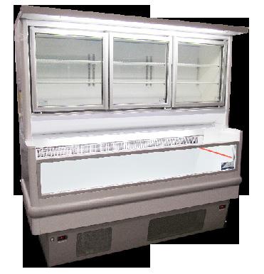 Equipo para alquiler REFRIGERACIÓN Y HOSTELERÍA Vitrinas de congelación G1 Congelador vitrina vertical G1 600x635x1930 Vatios 750