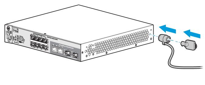 Nota: Los conmutadores de 24 y 48 puertos HP 2530 también se pueden montar en bastidores y armarios de 4 postes con el kit de rieles de conmutador HP X410 (J9583A).
