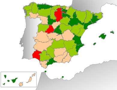 todas las Comunidades Autónomas, salvo el País Vasco, con quien está pendiente un acuerdo para el suministro de la información.