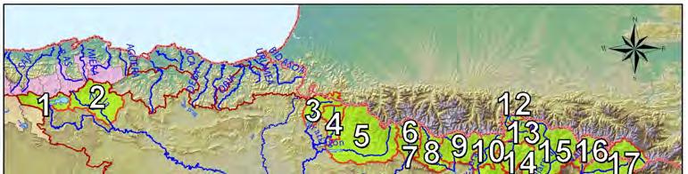 ## Cuenca Superficie Superficie Innivada % Superficie Innivada Densidad relativa media Volumen de agua en forma de nieve (hm³) 1 Ebro en emb.