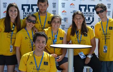 experiencia ufv Nuestros alumnos como monitores en el Campeonato de Europa de Triatlón En la Universidad Francisco de Vitoria sentimos pasión por el deporte y nuestros alumnos participan tanto en