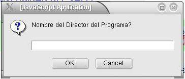 Figura 5 Una vez ingrese el Nombre del Director de Programa aparecerá un documento en formato.