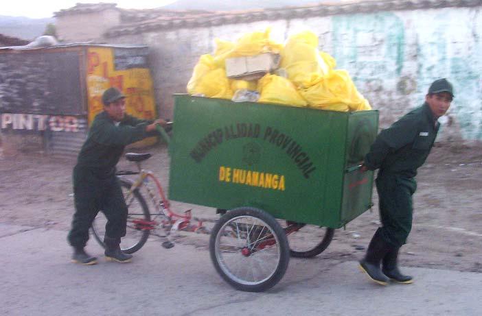 MODALIDAD DE TRANSPORTE Recojo de RSUR utilizando triciclos acondicionados que serían utilizados para le recojo de RSUR domiciliarios