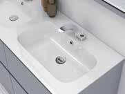 H9 integrated matt Solidsurface washbasin.