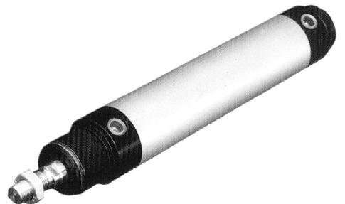 Cilindro neumático Redondo Cilindro de perfil liso con culata roscada; disponible en varias versiones y una amplia gama de accesorios: Ejecución con o sin magnético.