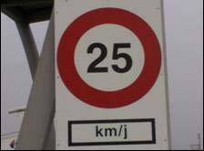aircraft, Speed limit markings & signage