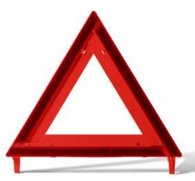 Triángulo de seguridad. : 22745654 : Para cualquier eventualidad en el camino, es importante que cuentes con este accesorio. : hrs Tapetes de vinil delanteros.