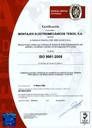 Montajes Electromecánicos Tebox se funda en 1979 para cubrir gran parte de las necesidades de suministro a los instaladores electricistas, tales como equipos de medida, centralización de contadores