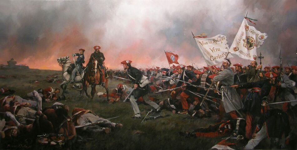 La primera guerra carlista (1833-1839) Los carlistas no contaban con un