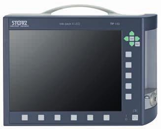 KARL STORZ TELE PACK X LED El sistema portátil TELE PACK X LED es una unidad compacta "todo en uno" que permite la práctica rápida y cómoda de histeroscopias ambulantes.