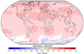 Superficie Global océanos Impulsores humanos y naturales del cambio climático: Troposfera