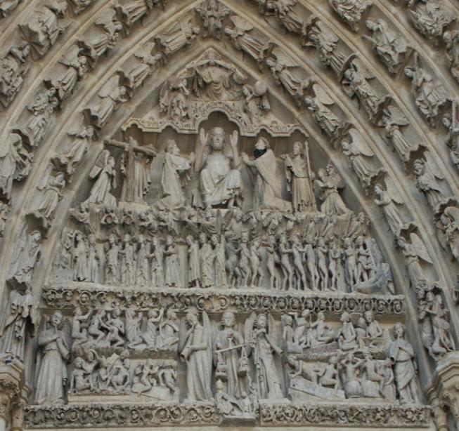 Portada Occidental Catedral de Amiens.