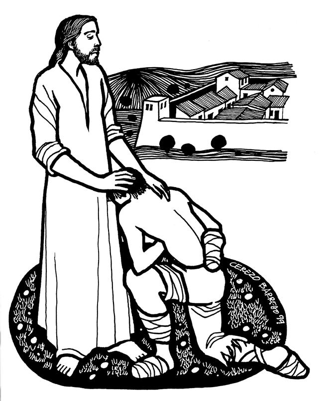 EVANGELIO Lectura del santo evangelio según san Marcos (1,40-45): En aquel tiempo, se acercó a Jesús un leproso, suplicándole de rodillas: «Si quieres, puedes limpiarme.