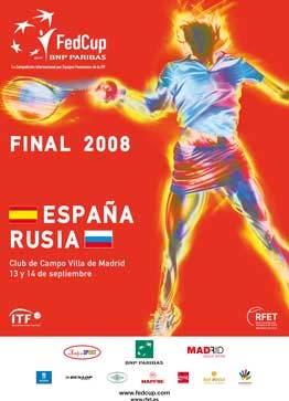 El mejor Tenis femenino en la Final de la Fed Cup Los días13 y 14 de septiembre, en el Club de Campo Villa de Madrid, España disputará, frente a Rusia, su undécima Final de la Fed Cup, máxima