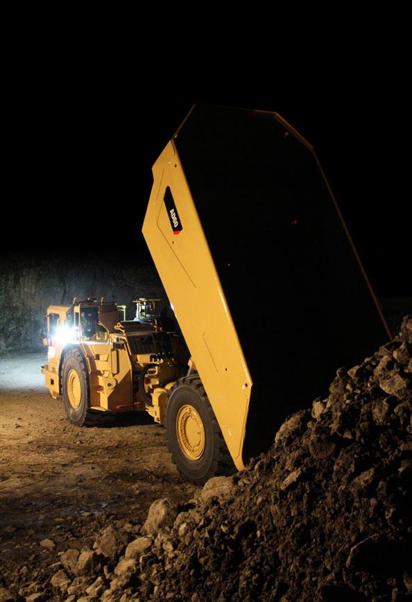 Sistemas de caja de camión Rendimiento y fiabilidad a toda prueba en aplicaciones exigentes de minería subterránea.