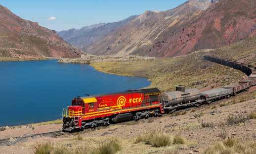 FERROCARRIL DEL CENTRO A inicios del 2015 el MTC aprobó la Adenda N 7 en favor de Ferrovías Central Andina para iniciar el proyecto de modernización de vías en el Ferrocarril del Centro, que une el
