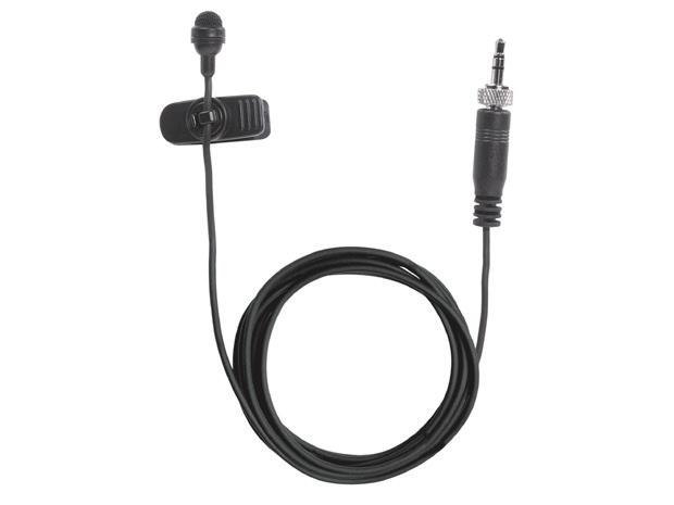 ME2 Micrófono de solapa omnidireccional para los transmisores de bolsillo evolution wireless o el adaptador de fuente de poder Phantom MZA 900 P para aplicaciones con cable.