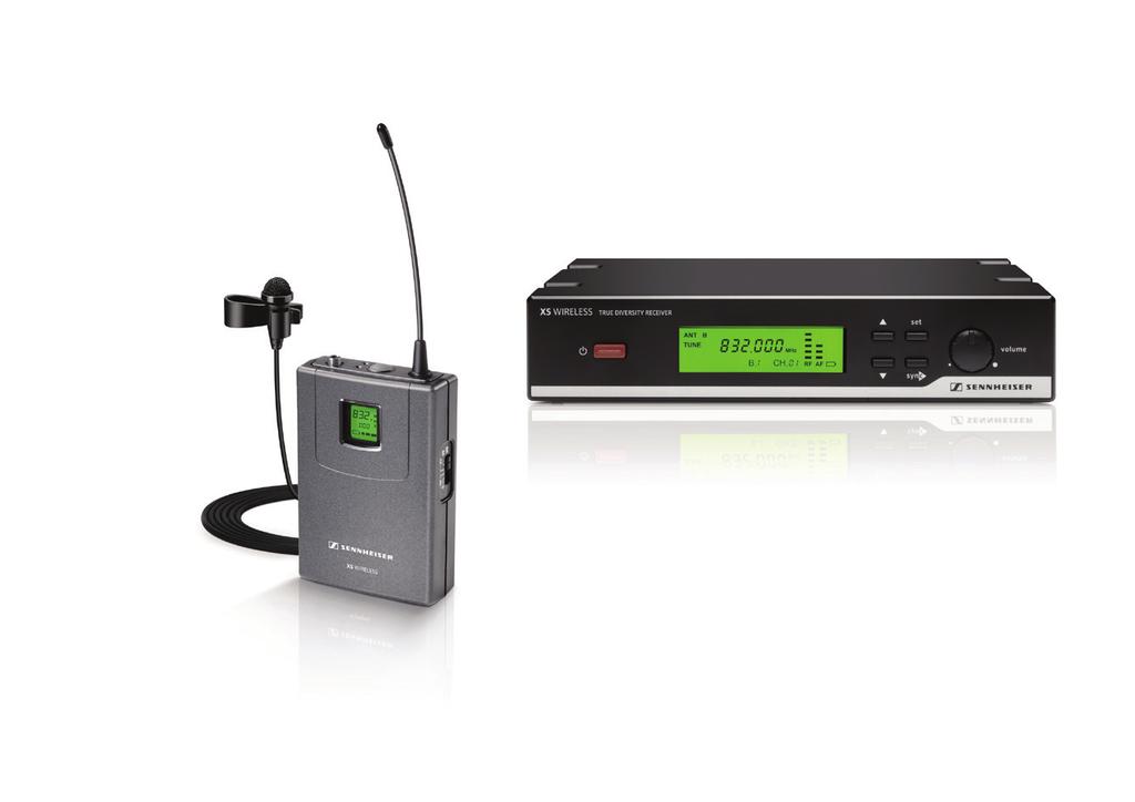 XSW 35 Sistema para vocalistas El sistema para vocalistas XSW 35 con cápsula dinámica cardioide e835 proporciona un excelente rechazo a la retroalimentación, un práctico botón de silencio y hasta 10