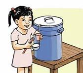 Para servir el agua utilizamos un cucharón o pocillo limpio. EL AGUA DESINFECTADA LA PODEMOS UTILIZAR PARA: 3.