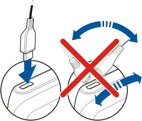 Si la batería no se ha utilizado durante un período de tiempo prolongado, tendrá que conectar el cargador y posteriormente, desconectarlo y volverlo a conectar para iniciar la carga de la batería.