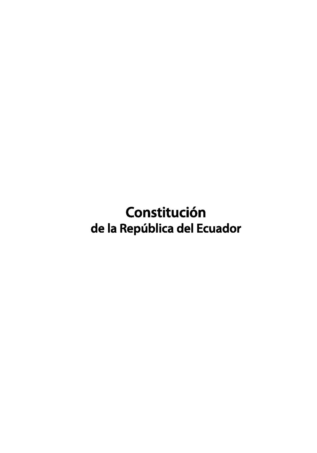 Constitución de la