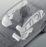 Acestea includ un airbag plasat la nivelul genunchilor șoferului, airbaguri SRS pentru șofer și