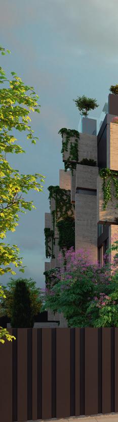 EL PROYECTO Diseño de vanguardia para un jardín vertical The Collection es un innovador residencial diseñado por el prestigioso arquitecto Joaquín