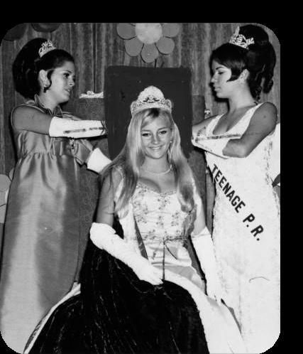 Pamela Hatley Bayonet Miss Teenage Puerto Rico 1968 52 Coronaron la Srta. Elsie Schroeder Méndez, Miss Internacional Puerto Rico 1968 y la Srta.