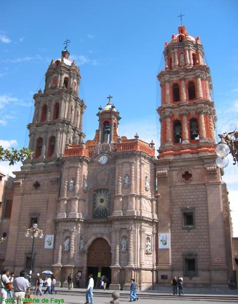 Iglesia Catedral de San Luis Potosí Siglo XVIII (San Luis Potosí, México) Construida entre los años 1701-1730, este templo destaca por su