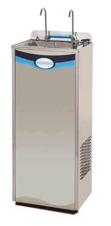 Ósmosis doméstica FUENTES REFRIGERADORAS INOX Fuente refrigeradora de agua en acero inoxidable para colectividades. Suministro de agua a temperatura FRÍA y AMBIENTE.