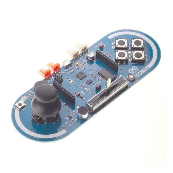 ARDUINO ESPLORA Combina un microcontrolador ARDUINO con una serie de sensores incorporados.