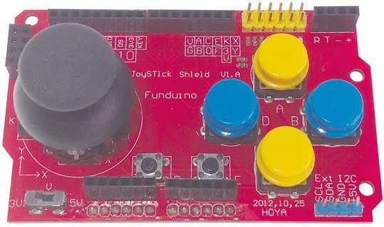 Contenido de la caja: - 6 pulsadores normalmente abierto - 5 LEDs (Rojo, amarillo, verde, azul, blanco) - 1 LED RGB - 1 Zumbador - 1