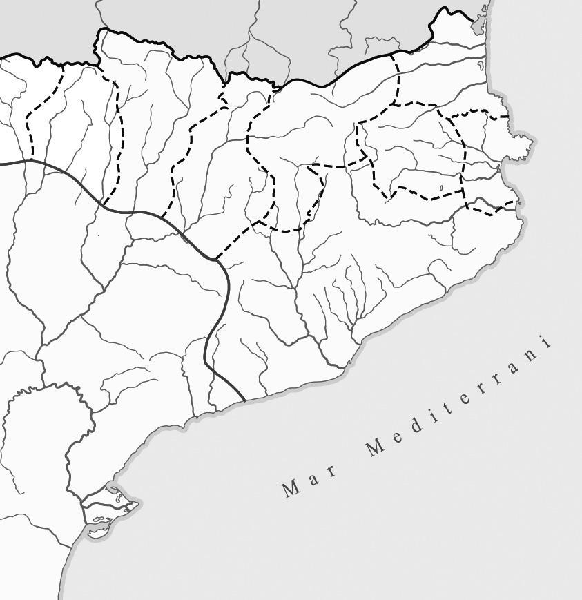 16. Indica en aquest mapa els noms dels primers comtats, indicant de quin any és aquest mapa i si son comptats catalans o aragonesos: 17.