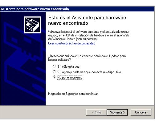 6 PASO 8.- Automáticamente Windows ejecuta el asistente de nuevo Hardware.