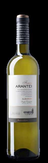 Información Básica Corporativa La Val 8 Nuestros vinos Finca de Arantei-Albariño Viticultura Uva albariño procedente de una selección de las mejores uvas en nuestra Finca Arantei (35Ha) plantada en