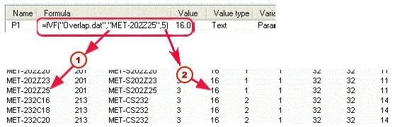 sistema (definido con la opción avanzada XS_SYSTEM) El formato para leer archivos es el siguiente: fvf("nombre_archivo", "valor_clave_de_fila", número_columna) El valor clave de fila es un valor de