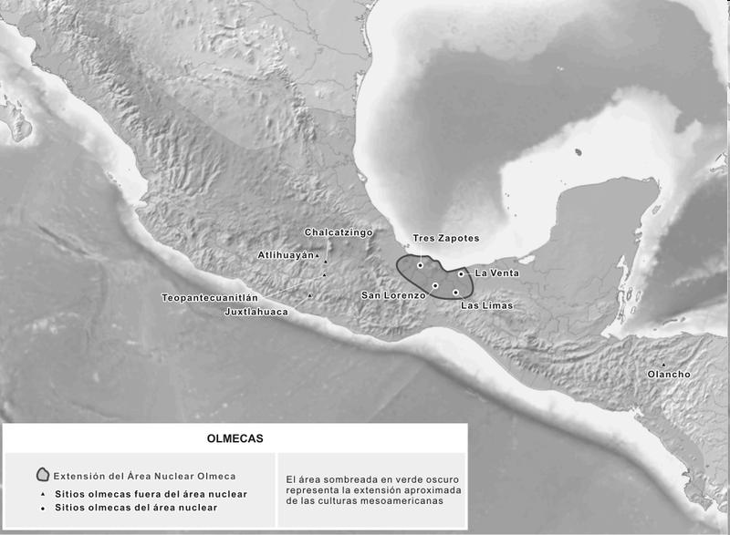 Costa del Golfo de MéxicoM El término t Olmeca se utiliza para designar a una cultura arqueológica (tradición) que presenta su mayor desarrollo durante el denominado Preclásico Medio (1250 a.