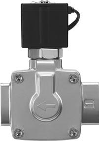 Electroválvula de vías de mando asistido Serie VXD//3 Para agua, aceite, aire Unidad simple Válvula ormalmente cerrada (.C.) ormalmente abierta (.