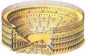 Se trata del Anfiteatro Flavio, más conocido por Coliseo, nombre debido a la colosal estatua de Nerón que se alzaba en sus proximidades.