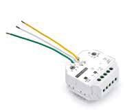 Receptores reguladores de iluminación + temporizador TYXIA 4840/4850 Control de un circuito de iluminación regulable desde uno o doble en control local Posibilidad de regular el tiempo de