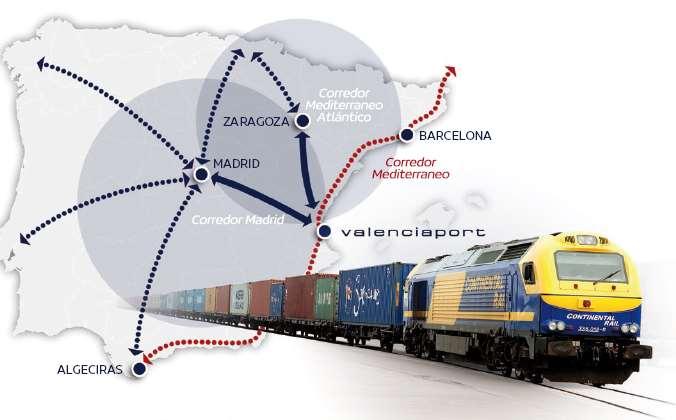 Sagunto 67,8 M P. Valencia SERVICIOS 56 + 28 trenes semanales 8 operadores ferroviarios TRAFICO (2016) 151.