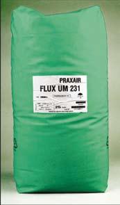 B EN KG 25 68,15 2,7258 FLUX UM-320 Flux aglomerado de alto índice de basicidad para soldadura de Aceros por arco sumergido. Envases de 25 Kg.