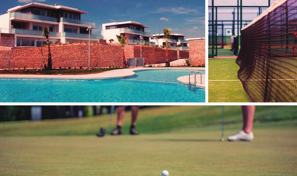 ZONAS COMUNES Campo de golf Piscina comunitaria