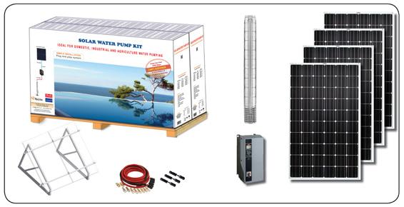 Los kits bomba de agua solar están diseñados por expertos de GRUNDFOS y SITECNO.