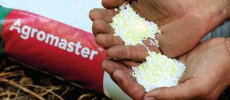 Agromaster Agromaster es un fertilizante de liberación controlada que combina una liberación inicial rápida de nutrientes con una liberación más lenta de los nutrientes encapsulados a lo largo del