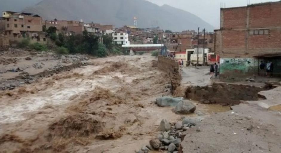 Las intensas lluvias que se pueden presentar en la parte alta de las cuencas de los ríos Lurín, Chillón y Rímac, pueden generar