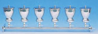 Soportes de vidrio tipo vacío Producidos con vidrio de borosilicato y disponibles con una amplia gama de filtros.