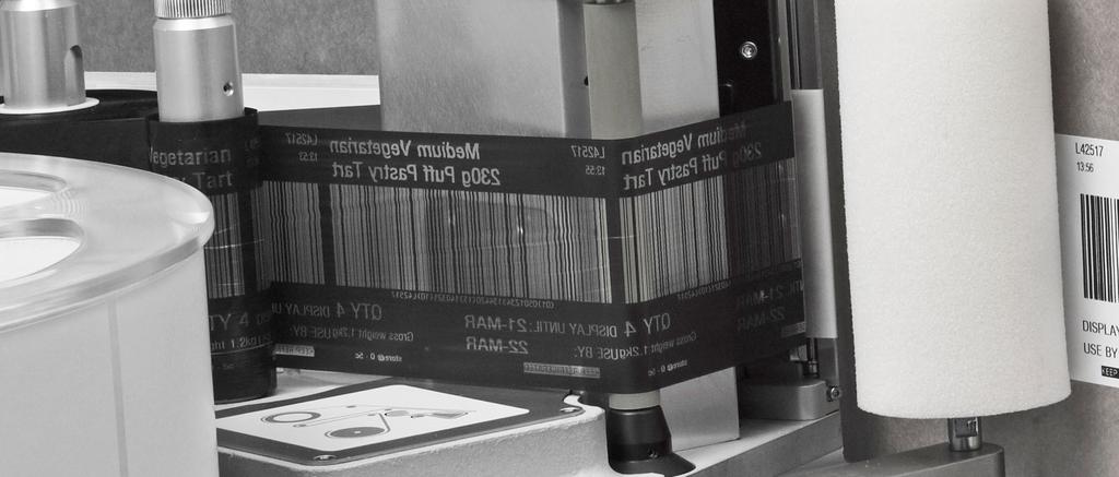 Métodos de impresión de códigos de barras Consideraciones sobre la calidad de impresión El factor más importante que influye en la durabilidad de un cabezal de impresión antes de que resulte