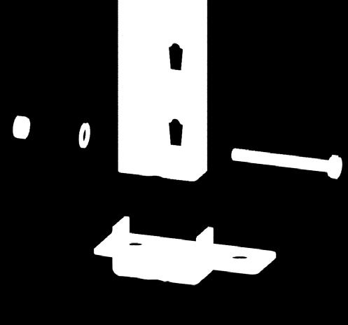 Detalle de armado de bastidor con sus componentes 1 2 3 Armado de columna con base Montaje bastidores (Cotas a centros de eje) En el