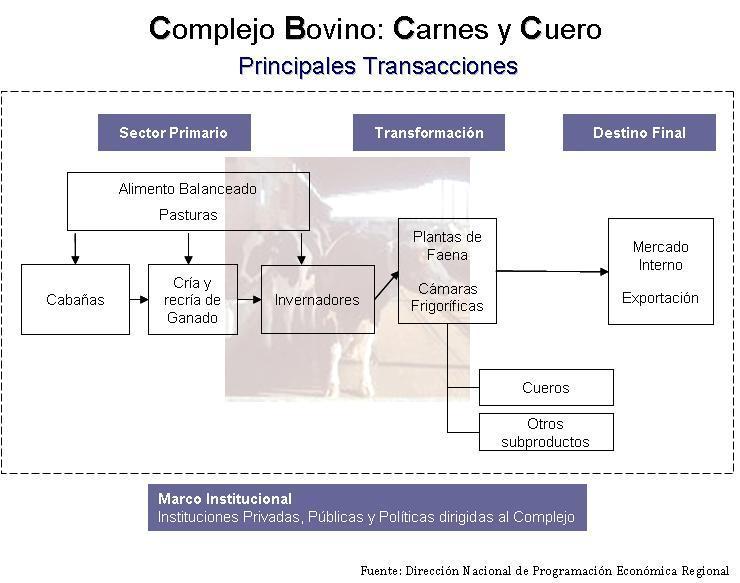 Diagrama 1 Bovino Carne y Cuero Fuente: Elaboración propia en base a